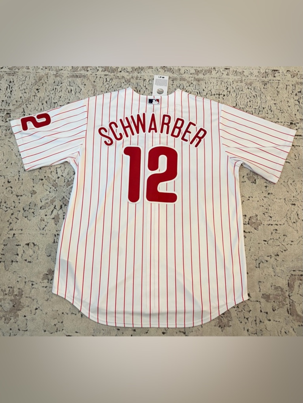 Nike Authentic Philadelphia Phillies Kyle Schwarber #12 MLB Jersey Men’s Size: L
